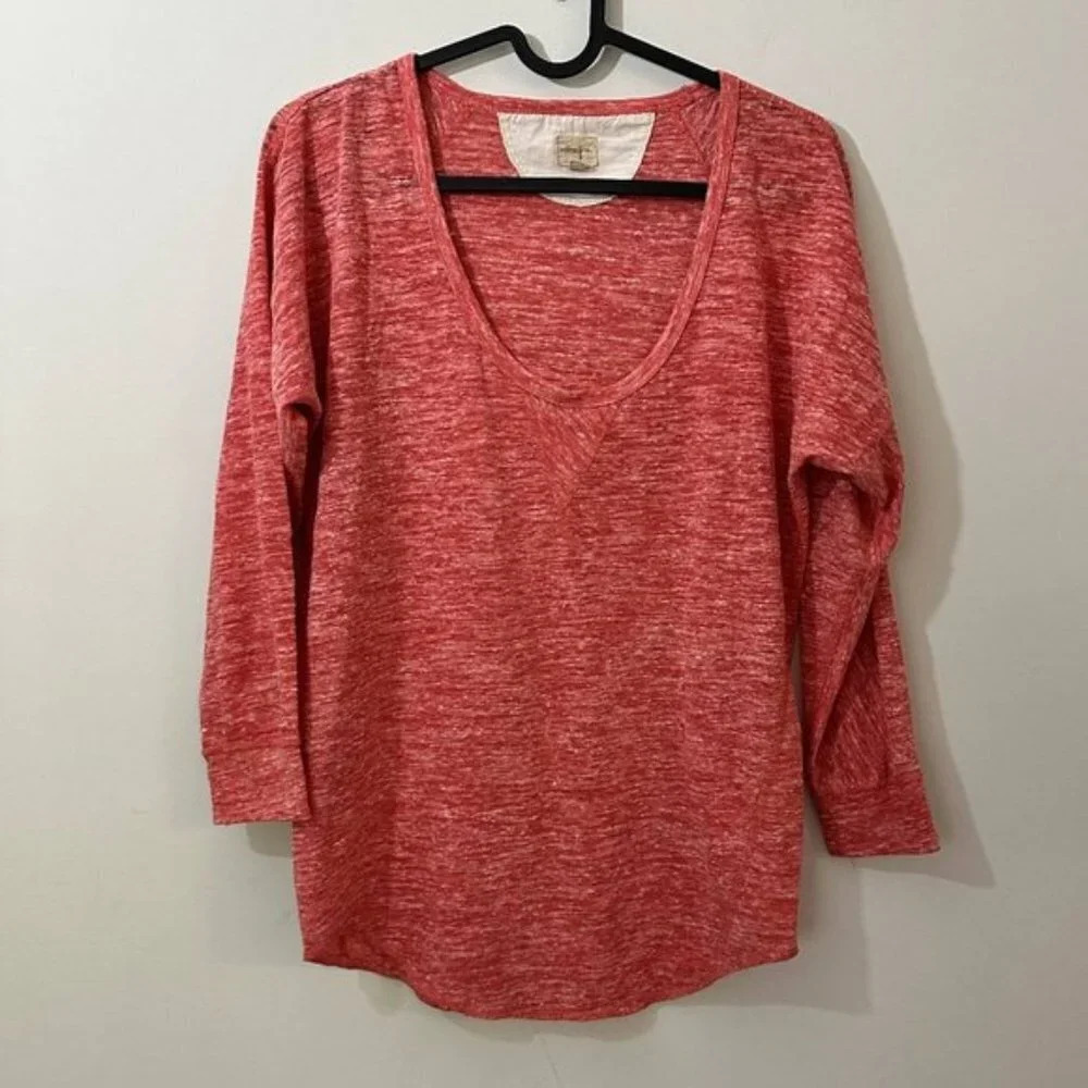 Wilfred Free Coral Long Sleeve Top Women's Size XS